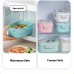 3-Layer Leak-Proof Bento Lunch Box for Adults & Kids, Portable Stackable Food Storage Container with Compartments, Spork & Sauce Cup – Microwave & Dishwasher Safe Model 9038 